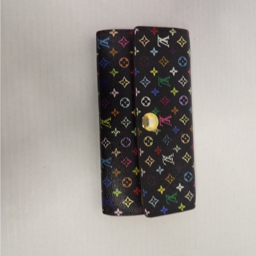 Louis Vuitton Black Murakami Wallet